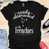 Easily distracted by frenchies - V13 - The Portrait T-Shirt